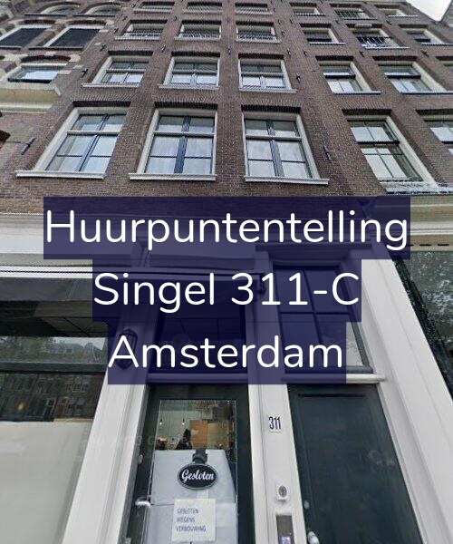 Foto gevel Huurpuntentelling voor Singel 311-C, Amsterdam