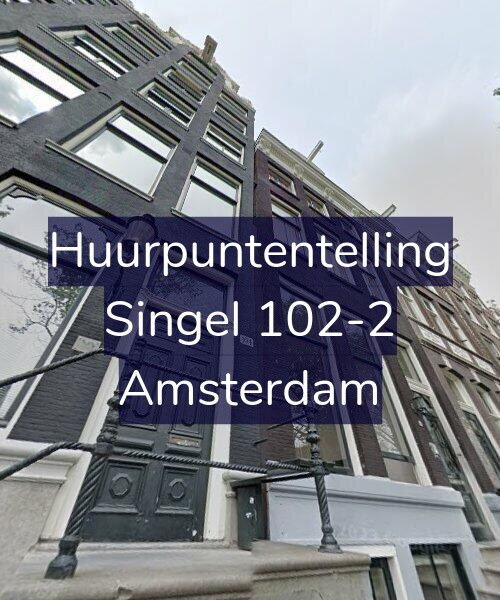 Foto gevel Huurpuntentelling voor Singel 102-2, Amsterdam