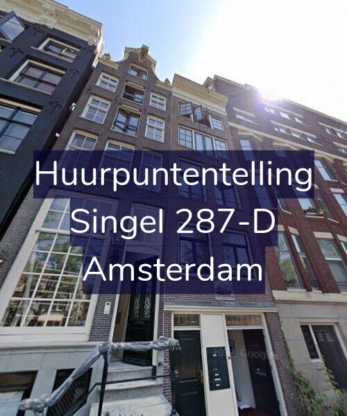 Foto gevel Huurpuntentelling voor Singel 287-D, Amsterdam