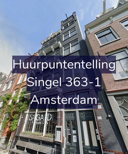 Foto gevel Huurpuntentelling voor Singel 363-1, Amsterdam