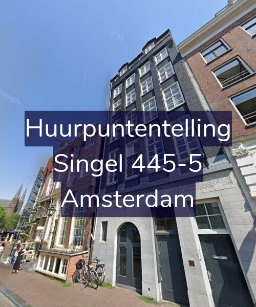 Foto gevel Huurpuntentelling voor Singel 445-5, Amsterdam