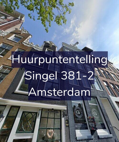 Foto gevel Huurpuntentelling voor Singel 381-2, Amsterdam
