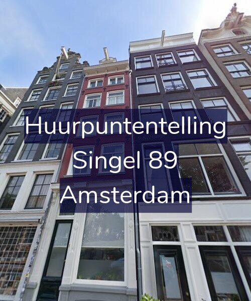 Foto gevel Huurpuntentelling voor Singel 89, Amsterdam