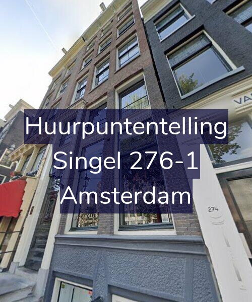 Foto gevel Huurpuntentelling voor Singel 276-1, Amsterdam