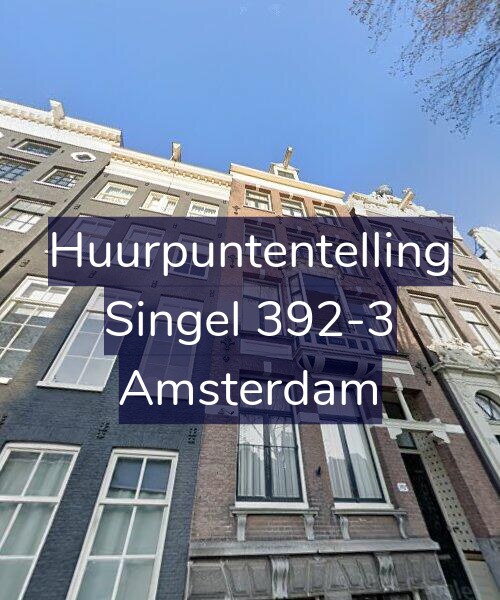 Foto gevel Huurpuntentelling voor Singel 392-3, Amsterdam