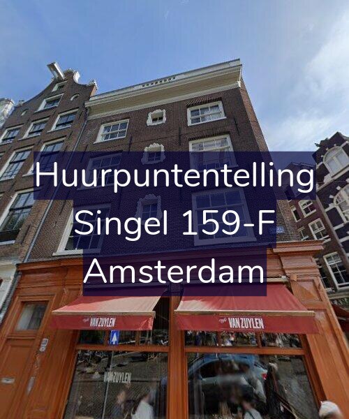 Foto gevel Huurpuntentelling voor Singel 159-F, Amsterdam