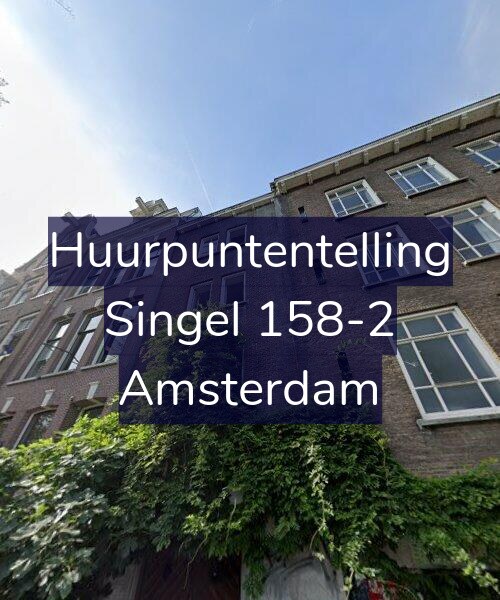 Foto gevel Huurpuntentelling voor Singel 158-2, Amsterdam