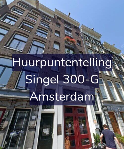Foto gevel Huurpuntentelling voor Singel 300-G, Amsterdam