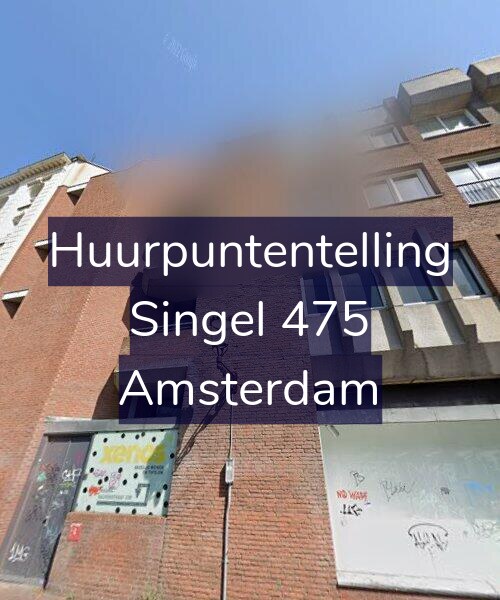 Foto gevel Huurpuntentelling voor Singel 475, Amsterdam