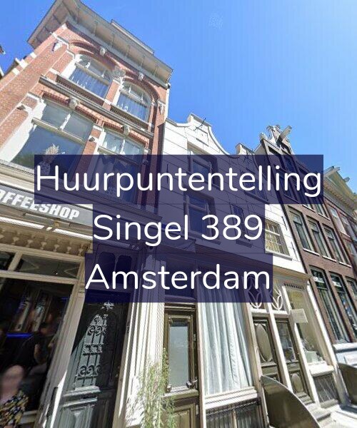 Foto gevel Huurpuntentelling voor Singel 389, Amsterdam