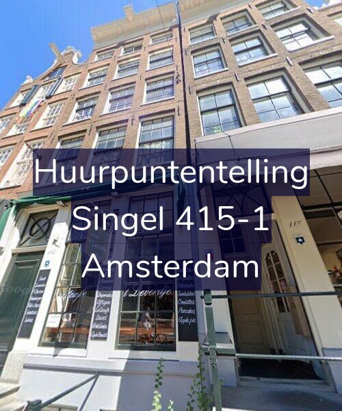 Foto gevel Huurpuntentelling voor Singel 415-1, Amsterdam