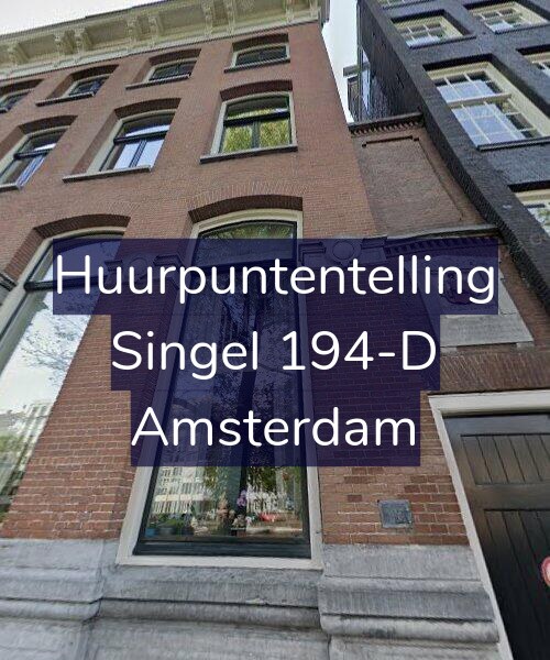 Foto gevel Huurpuntentelling voor Singel 194-D, Amsterdam