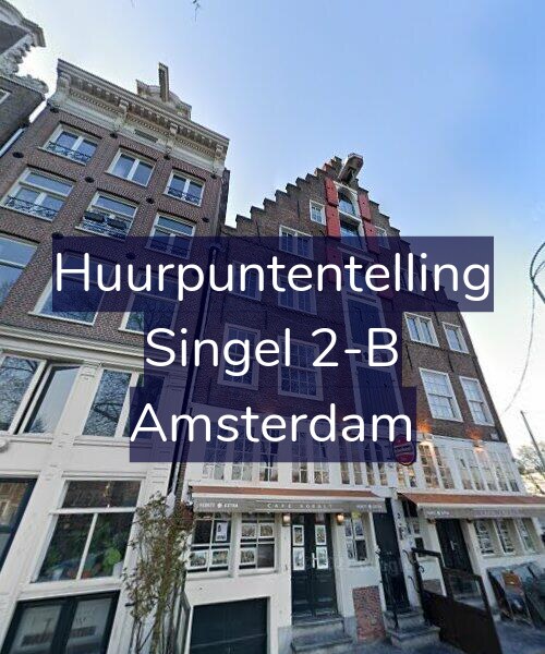 Foto gevel Huurpuntentelling voor Singel 2-B, Amsterdam