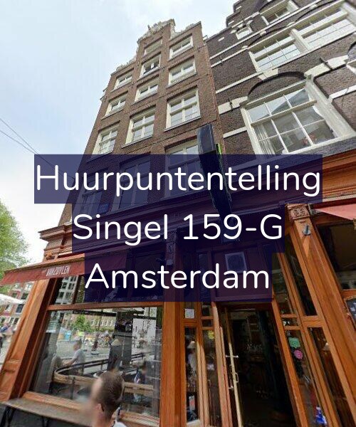 Foto gevel Huurpuntentelling voor Singel 159-G, Amsterdam