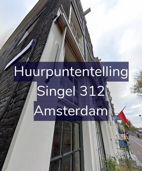Foto gevel Huurpuntentelling voor Singel 312, Amsterdam