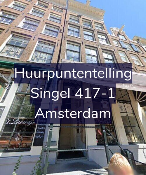 Foto gevel Huurpuntentelling voor Singel 417-1, Amsterdam