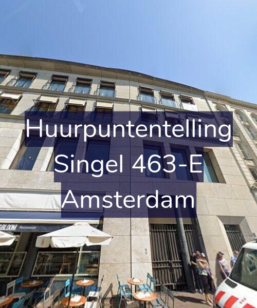 Foto gevel Huurpuntentelling voor Singel 463-E, Amsterdam