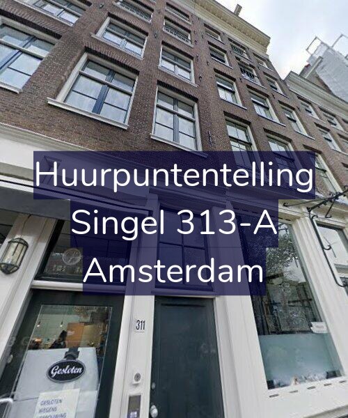 Foto gevel Huurpuntentelling voor Singel 313-A, Amsterdam