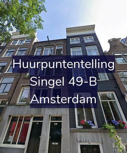 Foto gevel Huurpuntentelling voor Singel 49-B, Amsterdam