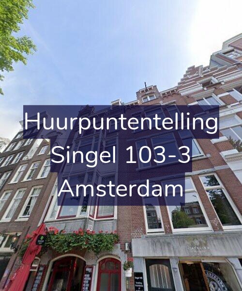 Foto gevel Huurpuntentelling voor Singel 103-3, Amsterdam