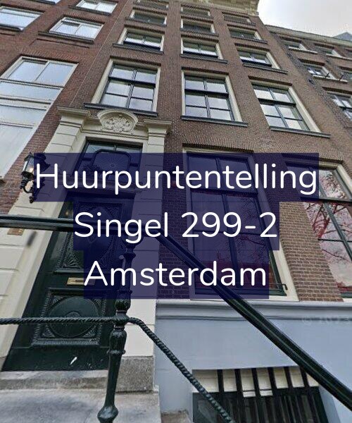 Foto gevel Huurpuntentelling voor Singel 299-2, Amsterdam