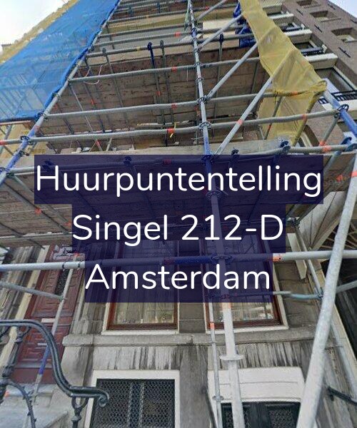 Foto gevel Huurpuntentelling voor Singel 212-D, Amsterdam