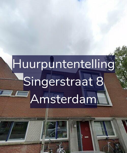 Foto gevel Huurpuntentelling voor Singerstraat 8, Amsterdam