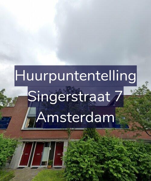 Foto gevel Huurpuntentelling voor Singerstraat 7, Amsterdam