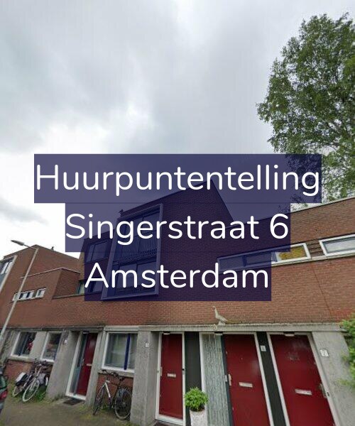 Foto gevel Huurpuntentelling voor Singerstraat 6, Amsterdam