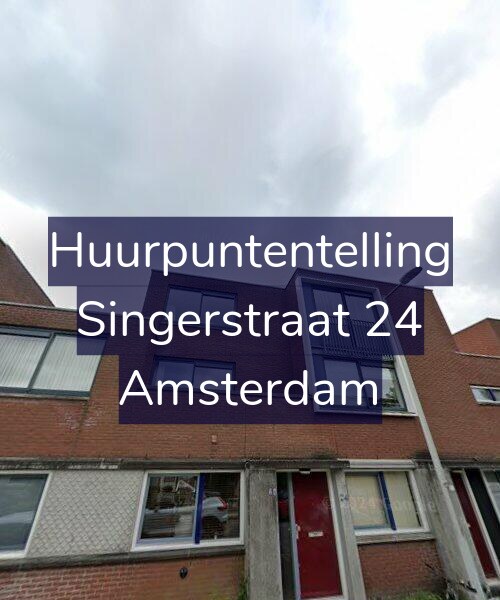 Foto gevel Huurpuntentelling voor Singerstraat 24, Amsterdam