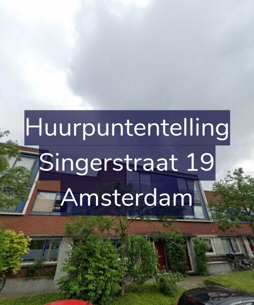 Foto gevel Huurpuntentelling voor Singerstraat 19, Amsterdam