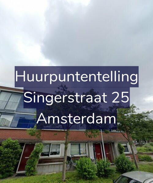 Foto gevel Huurpuntentelling voor Singerstraat 25, Amsterdam