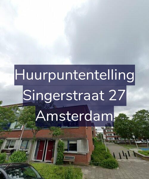 Foto gevel Huurpuntentelling voor Singerstraat 27, Amsterdam