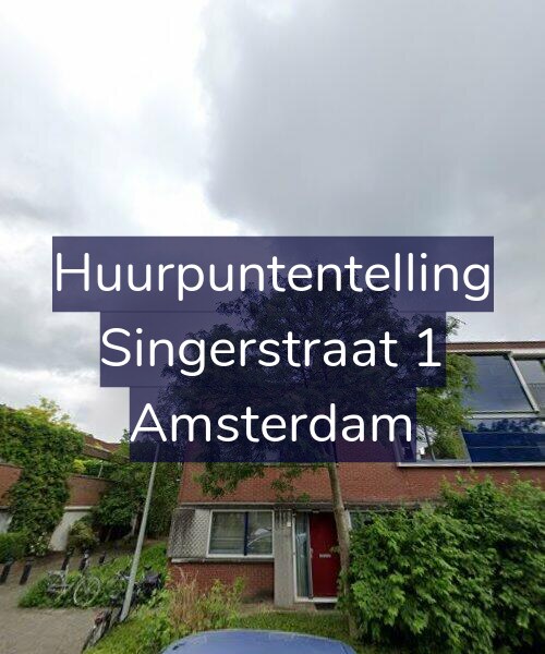 Foto gevel Huurpuntentelling voor Singerstraat 1, Amsterdam