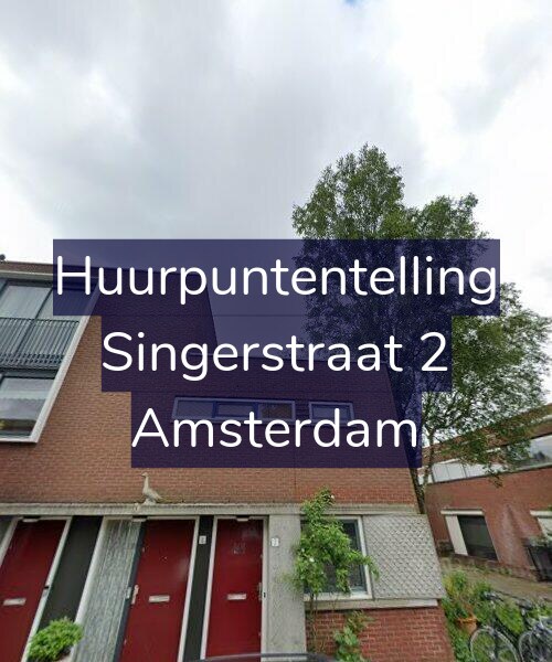 Foto gevel Huurpuntentelling voor Singerstraat 2, Amsterdam
