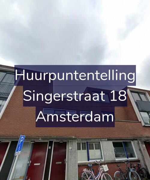 Foto gevel Huurpuntentelling voor Singerstraat 18, Amsterdam
