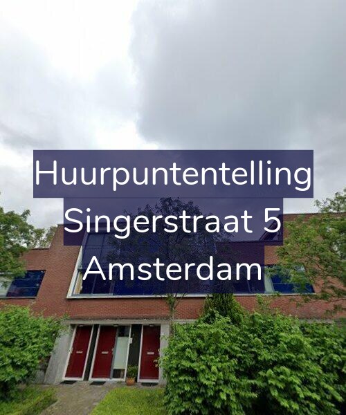 Foto gevel Huurpuntentelling voor Singerstraat 5, Amsterdam