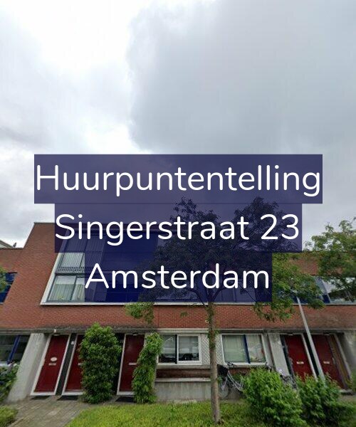 Foto gevel Huurpuntentelling voor Singerstraat 23, Amsterdam