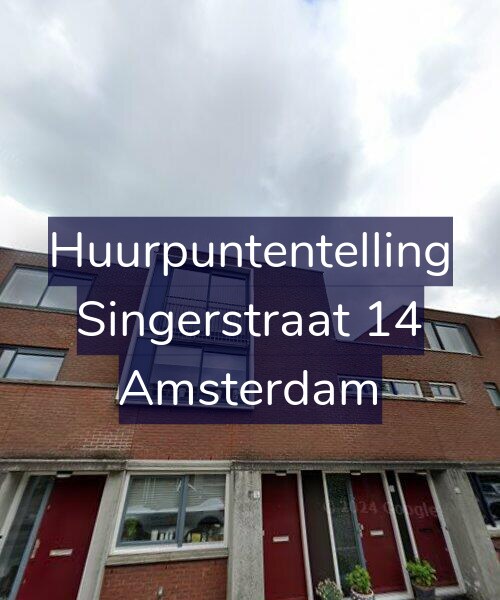 Foto gevel Huurpuntentelling voor Singerstraat 14, Amsterdam
