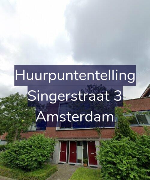 Foto gevel Huurpuntentelling voor Singerstraat 3, Amsterdam