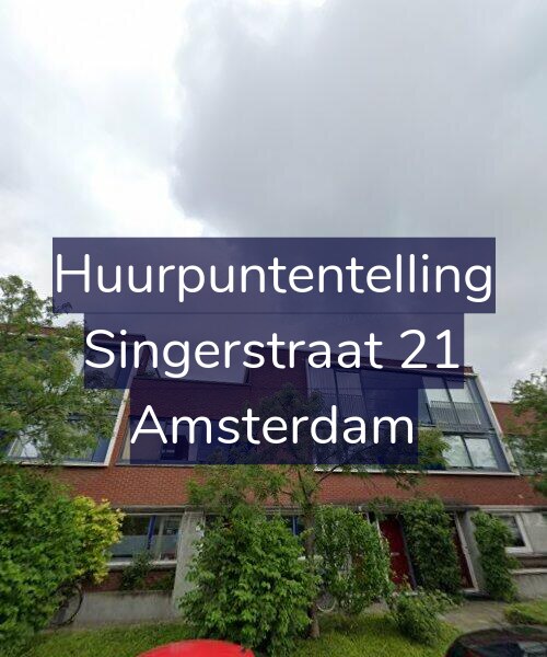 Foto gevel Huurpuntentelling voor Singerstraat 21, Amsterdam
