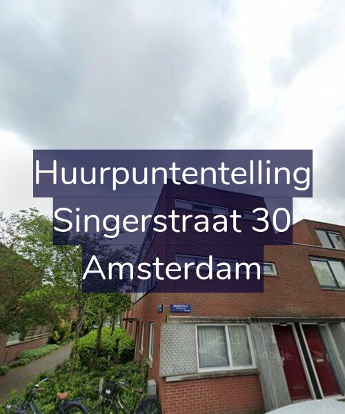 Foto gevel Huurpuntentelling voor Singerstraat 30, Amsterdam