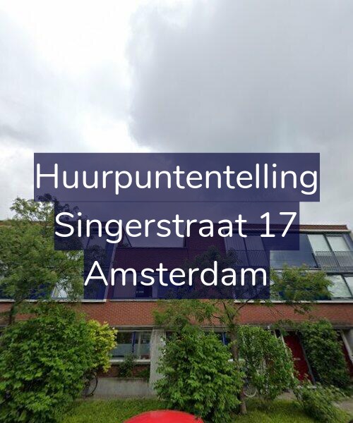 Foto gevel Huurpuntentelling voor Singerstraat 17, Amsterdam