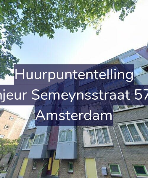 Foto gevel Huurpuntentelling voor Sinjeur Semeynsstraat 57-2, Amsterdam
