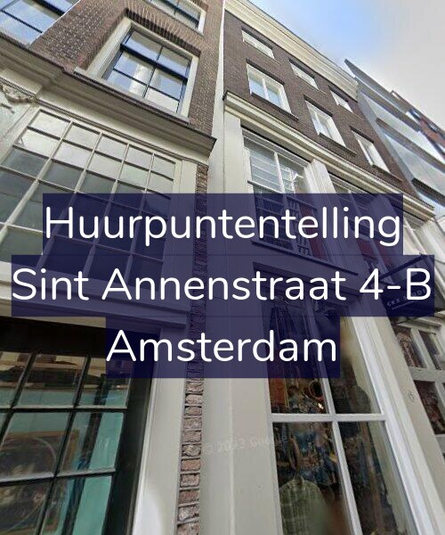 Foto gevel Huurpuntentelling voor Sint Annenstraat 4-B, Amsterdam