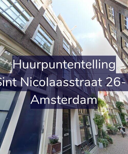 Foto gevel Huurpuntentelling voor Sint Nicolaasstraat 26-1, Amsterdam