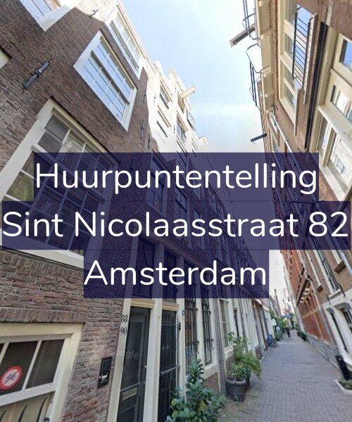 Foto gevel Huurpuntentelling voor Sint Nicolaasstraat 82, Amsterdam