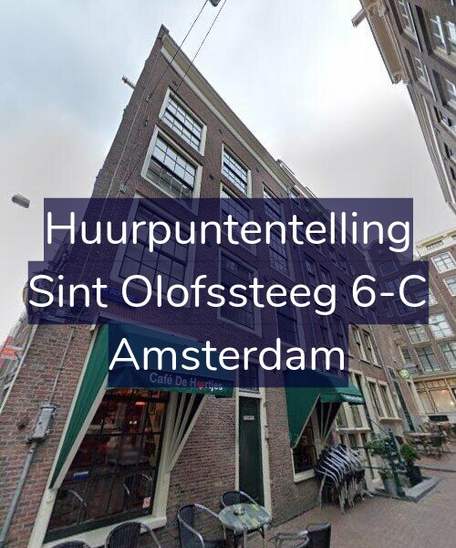 Foto gevel Huurpuntentelling voor Sint Olofssteeg 6-C, Amsterdam