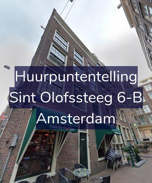 Foto gevel Huurpuntentelling voor Sint Olofssteeg 6-B, Amsterdam