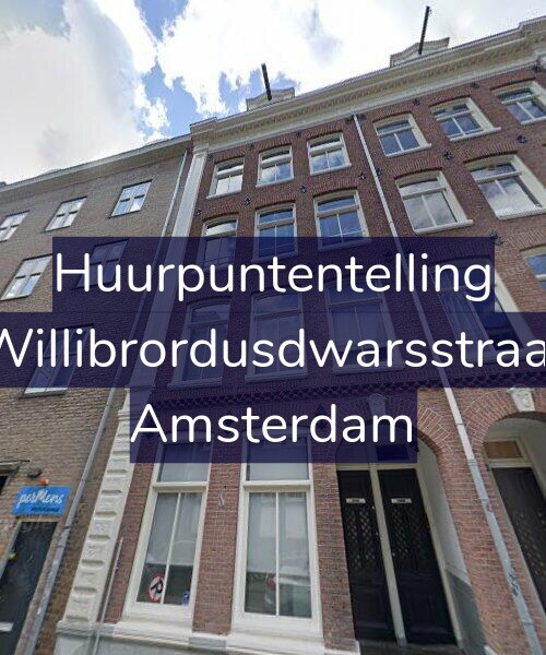 Foto gevel Huurpuntentelling voor Sint Willibrordusdwarsstraat 4-O, Amsterdam